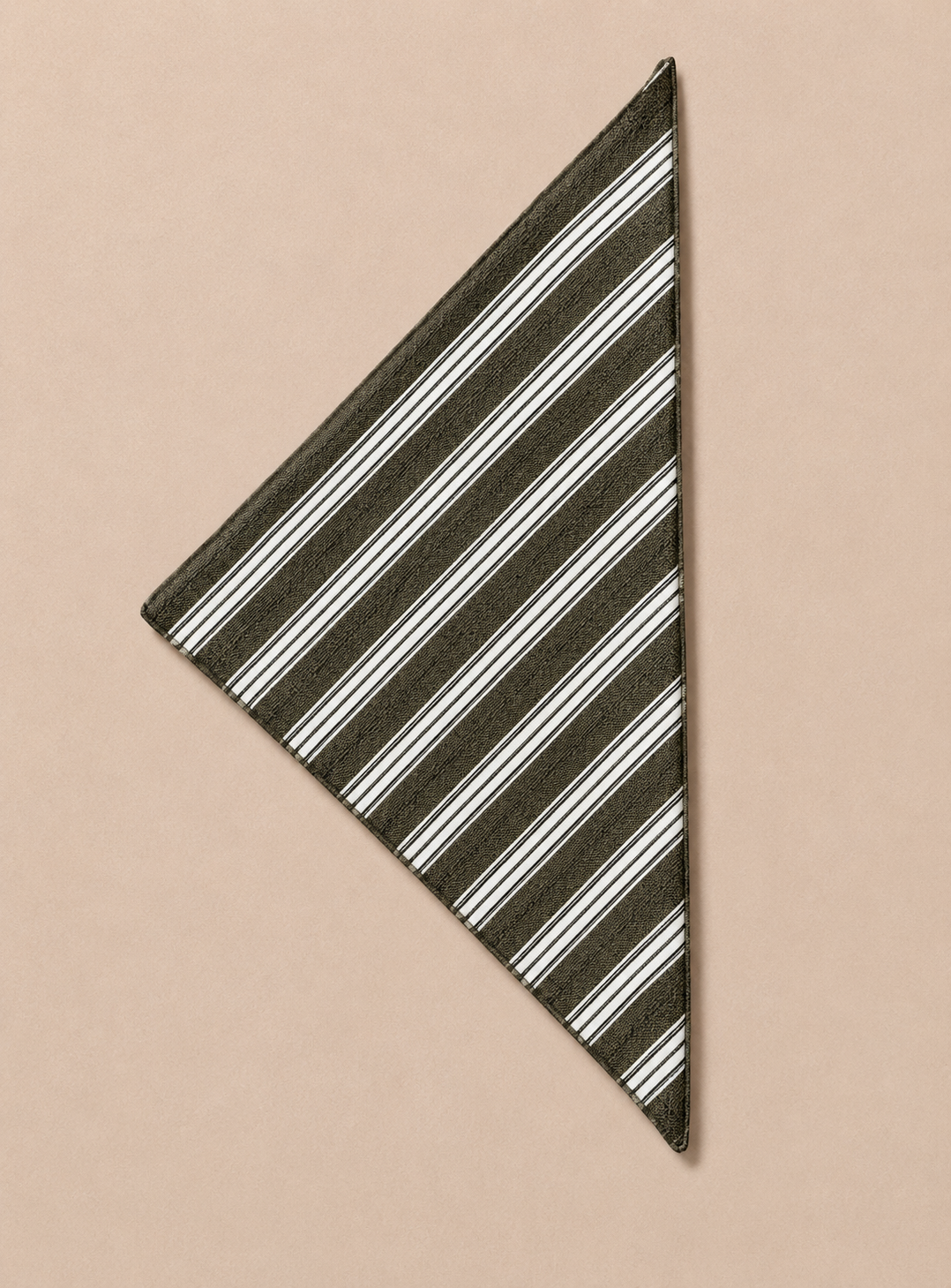 Création triangle double face réversible kaki