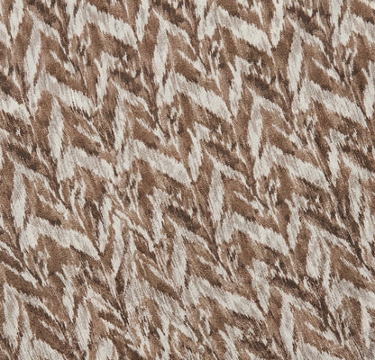 Création triangle réversible à broche double perles taupe