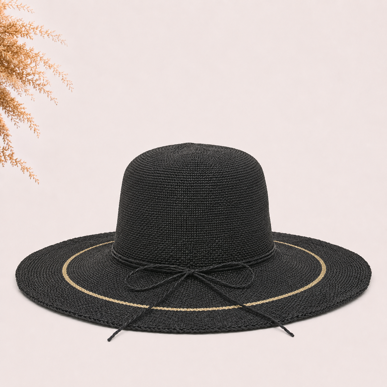 Chapeau bohème chic à détails raffinés