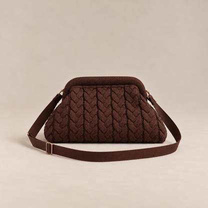 Pochette en maille torsadée - COLETTE