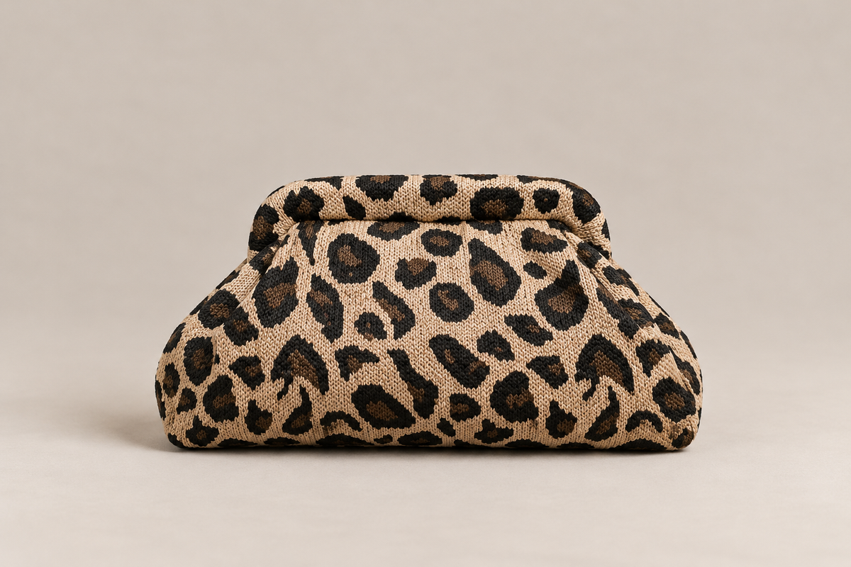 Pochette en maille torsadée - COLETTE