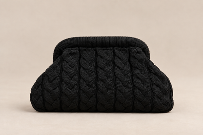 Pochette en maille torsadée - COLETTE