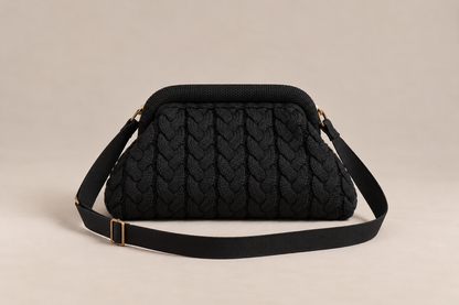 Pochette en maille torsadée - COLETTE